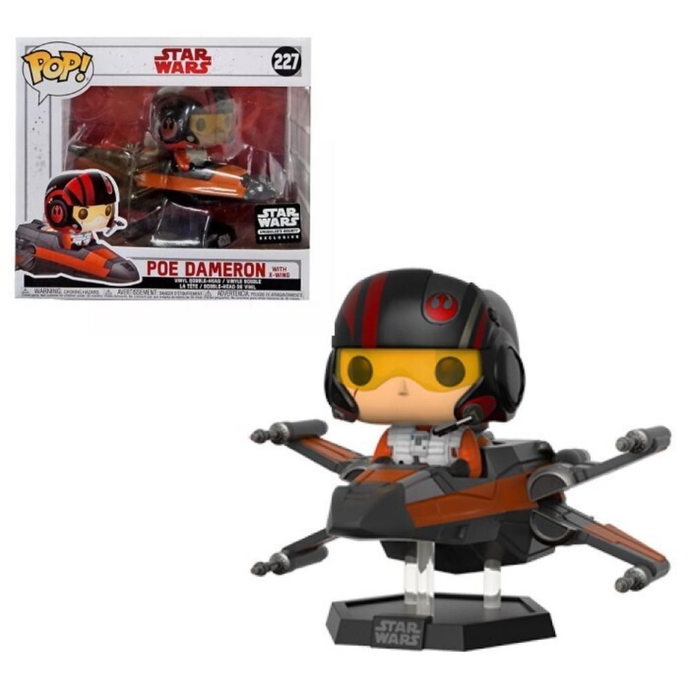 Star Wars Poe Dameron with X-Wing Funko Pop! #227